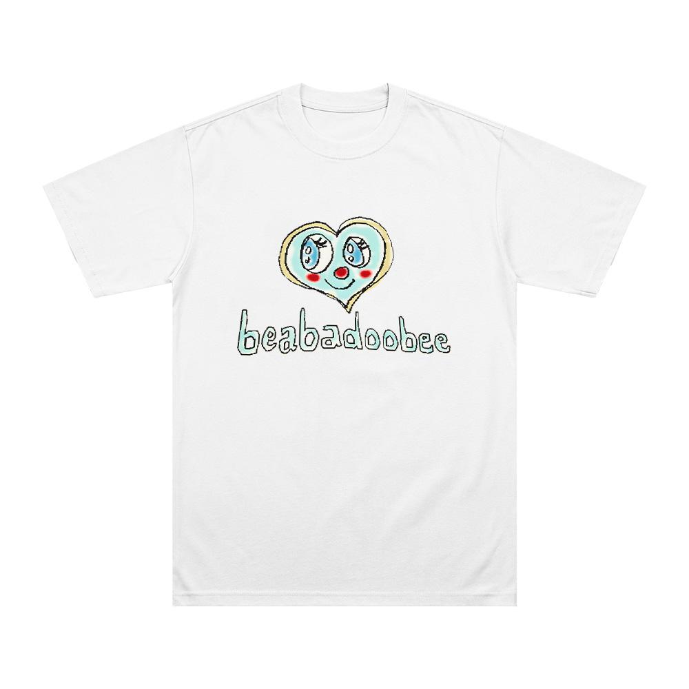 T-shirt Beabadoobee Heart Eyes pour homme et femme, style hip-hop, pop, décontracté, en coton, manches courtes, coupe ample, streetwear
