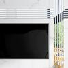 1pc 5mX3cm Wall Sticker Pvc Flat Decorative Lines Mirror Wall Ceiling Edge Strip Living Room Decorative Sticker