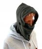 Scarvel Hat Scarf Fleece Balaclava Gray