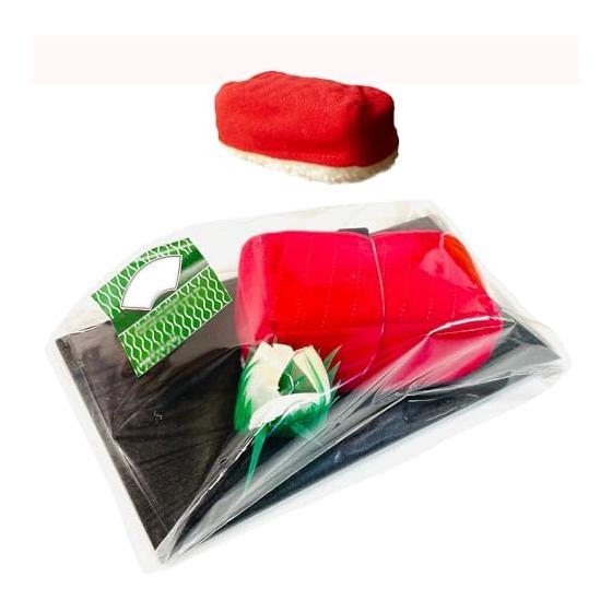 [Lucan] 205AM [Sushi Tuna Integrated Gift Eco Bag] My Bag Funny Goods Prize Japan Souvenir Gift Present Food Sushi Tuna Celebration Birthday Compact