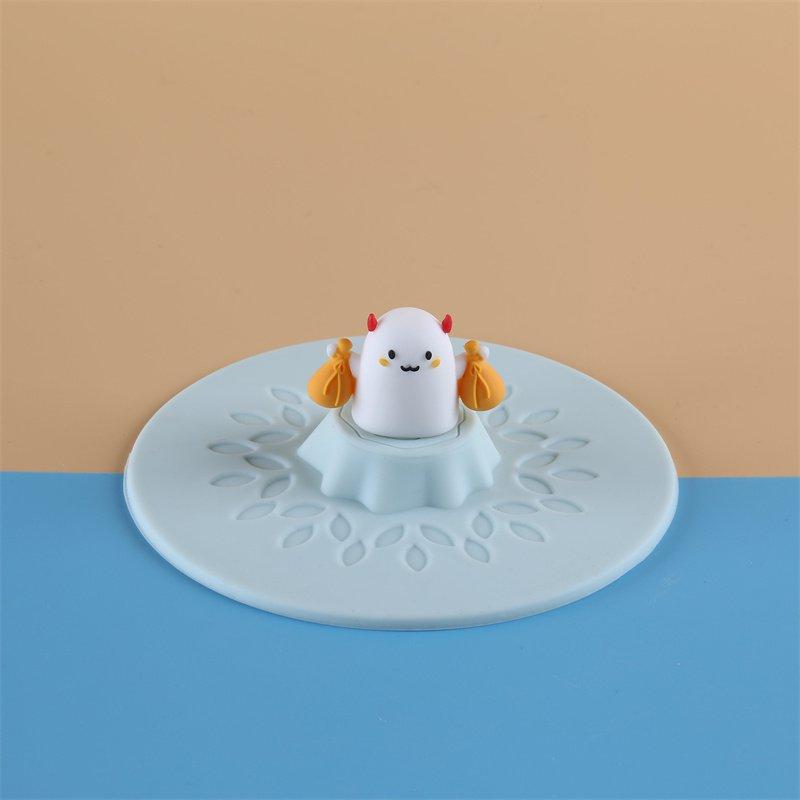 Silicone Cup Lid - Food-grade Tree Stump, Transparent Large Diamond, Multiple Styles, Cute Cartoon Design