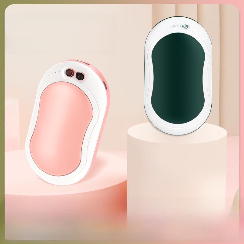 Dual-Function Hand Warmer & USB Power Bank with Heating & Vibration Massage