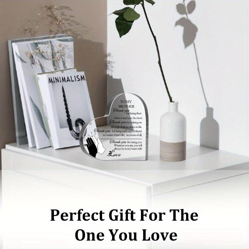 Tack Broder-plakett - Hjärtligt uppskattningsgåva för syskon