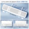 Air Conditioner Wind Adjustable Airflow Direction Up and Down Extendable Air Easy Assembles In Just 3 Compatible with Multiple Multiple Uniform White