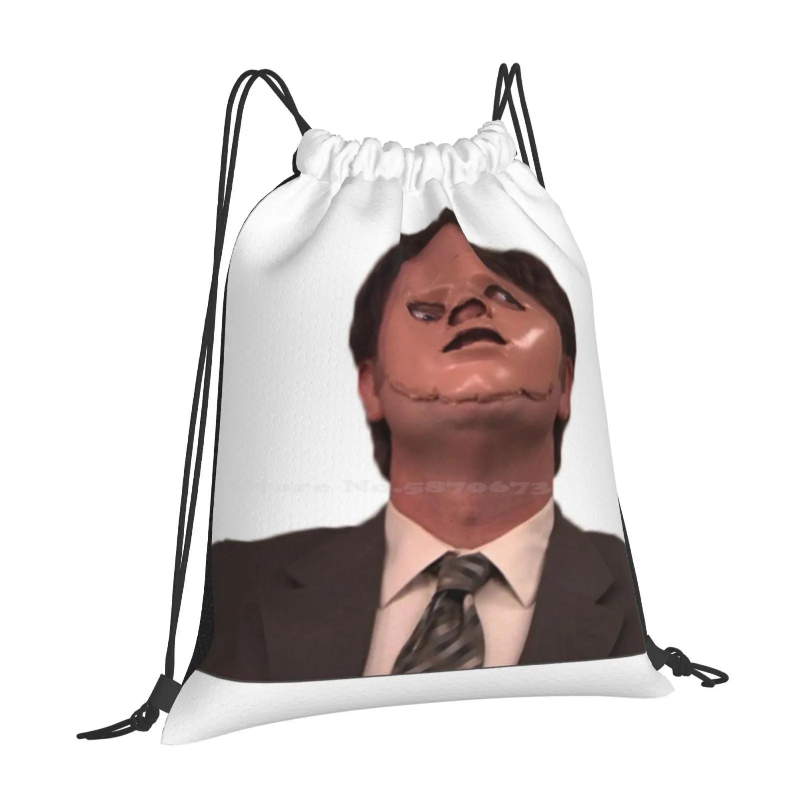 Dwight The Office School Bag Big Capacity Backpack Laptop Dwight Schrute The Office Tumblr Tv Funny OneSize