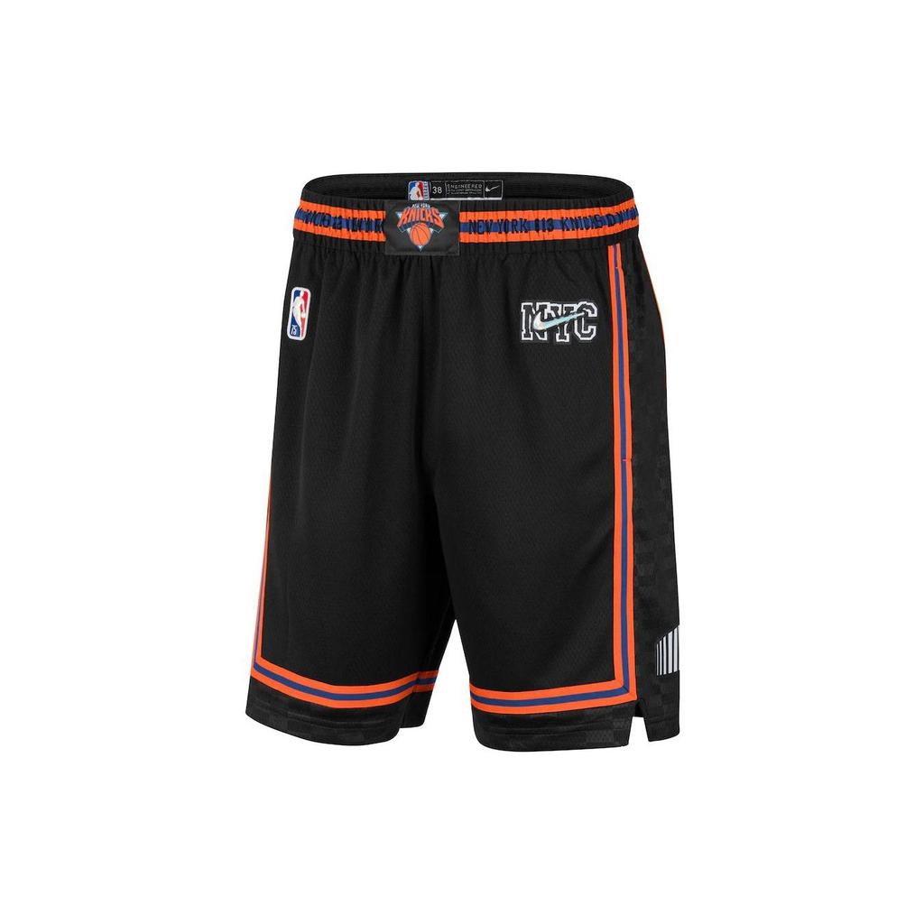 Nike NBA New York Knicks City Edition 2021-2022 Dri-FIT Swingman Shorts Black Men Streetwear DB4144-010