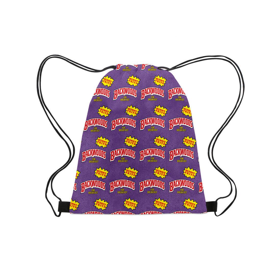 3D Backwoods Cigar 3D Drawstring Bag, Oxford Cloth Drawstring Bag