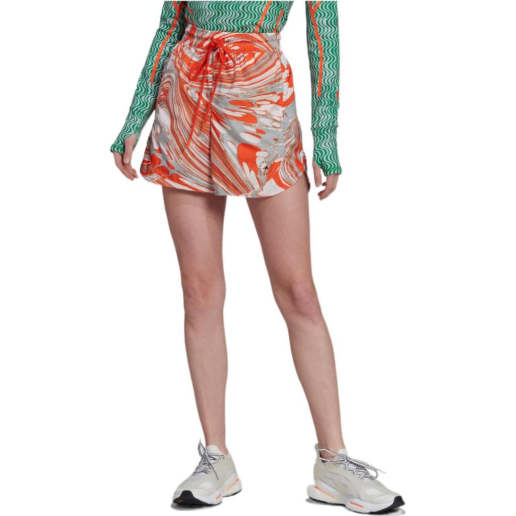 adidas Tie-Dye Design Kordelzug Sportshorts Damen Shorts Orange HI6043