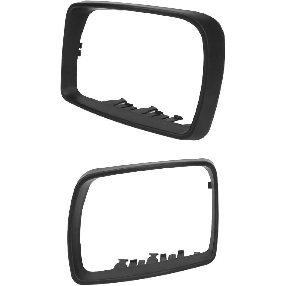 2PCS Car Rearview Mirror Frame Left Right Fit for X5 E53 2000 to 2007, OE: Left: 51168254903 Right: 51168254904, car cover