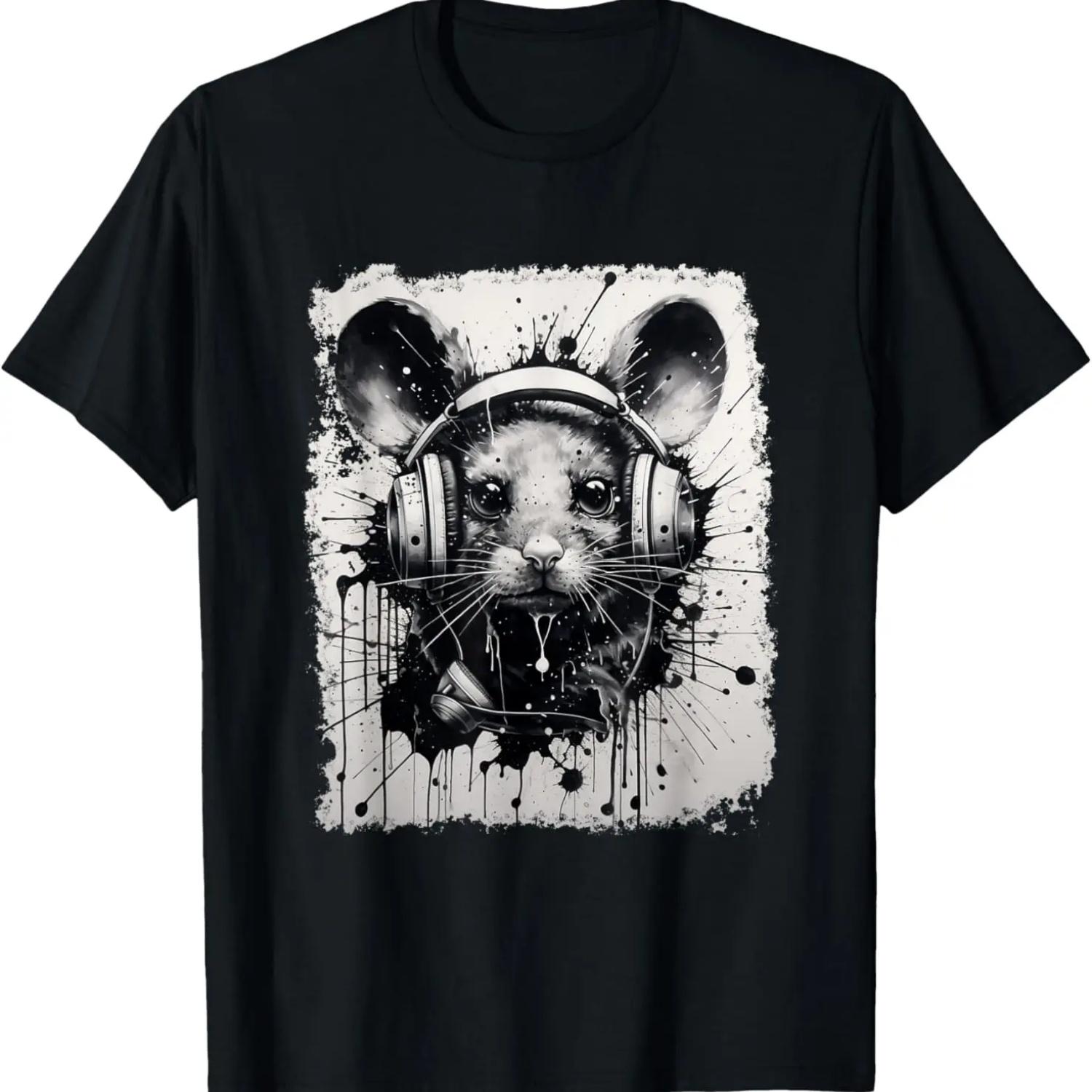 Ink Art Splash Mouse T-Shirt S