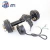 Electric Tricycle Rear Axle Assembly with Integrated Disc and Drum Brakes - Full Set of Accessories