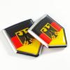 Newperlite Deutsche Staatsflagge Aufkleber Autoemblem Deutschland Adler Flagge Auto Dekoration Zubehör Chromschild für LKW Fahrzeuge Autos, 2