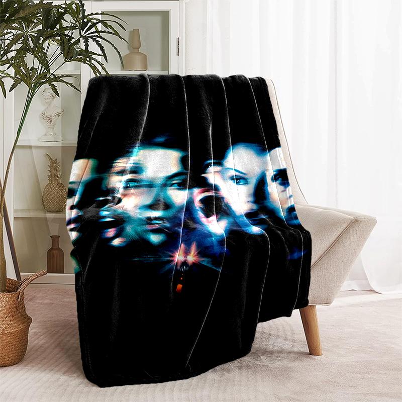 1pc Blanket Final Destination Bloodlines1 Print Design, Lightweight Blanket for Sofa, Bed- Soft &Warm, Gift for All Seasons Like Christmas, Halloween