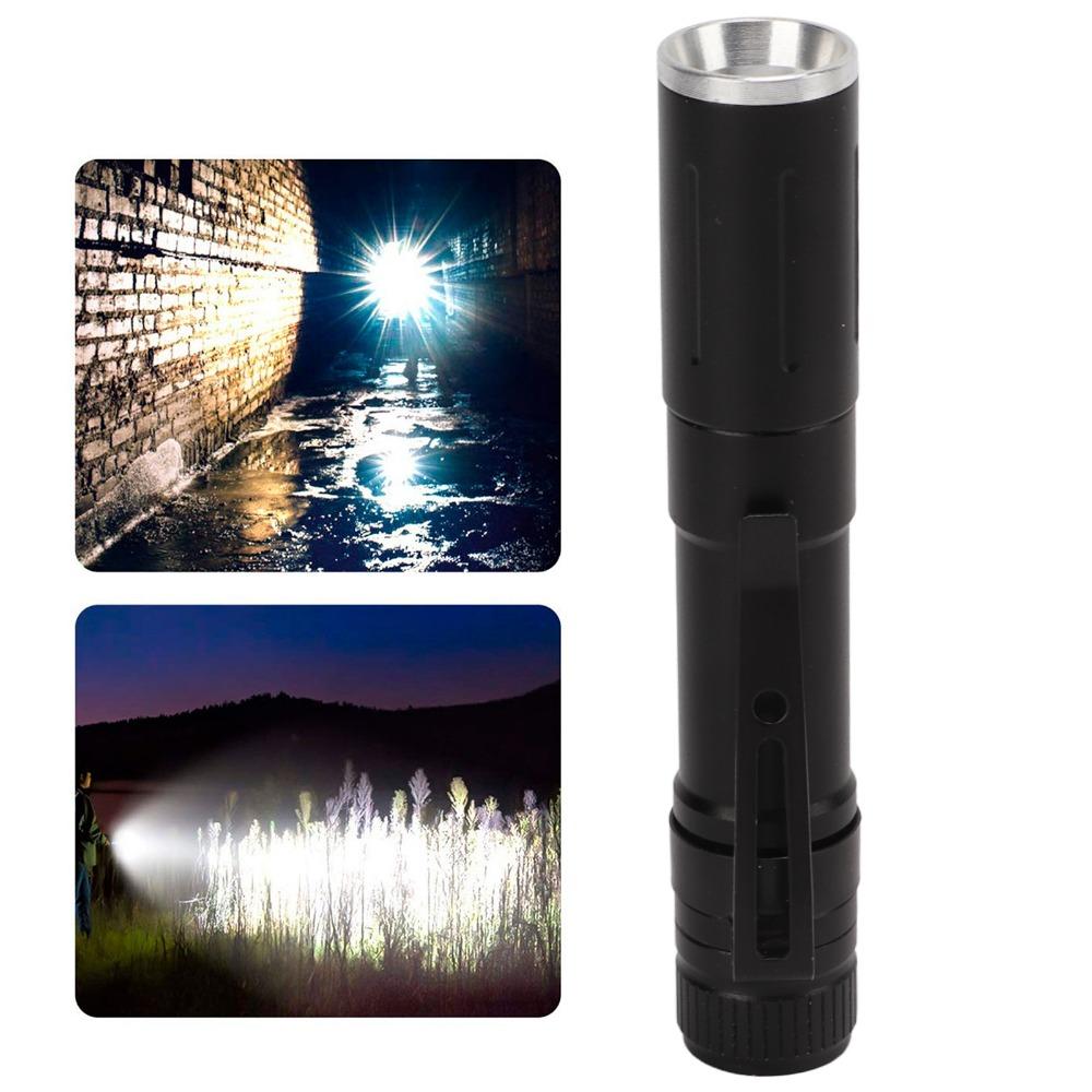 Aluminum Alloy LED Flashlight Stretchable Focusing LED Pen Light Durable Pocket Torch  Repairing