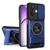 KEYSION Magnetic Phone Case for OPPO A3 A3X 5G A5i Slide Camera Protection Upright Kickstand 360 Ring Shockproof Back Cover
