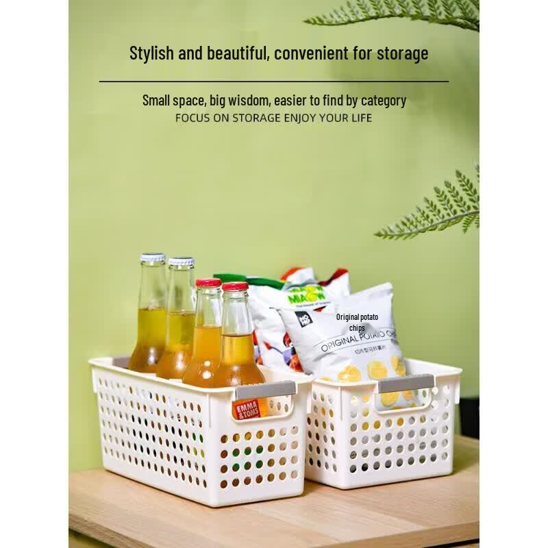 Plastic Storage Basket Organizer