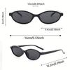 Damen Vintage Klassischer Ovaler Rahmen Modische Brille, Trendige Schutzbrille Geeignet für Tägliche Ausflüge, Urlaube, Strandpartys