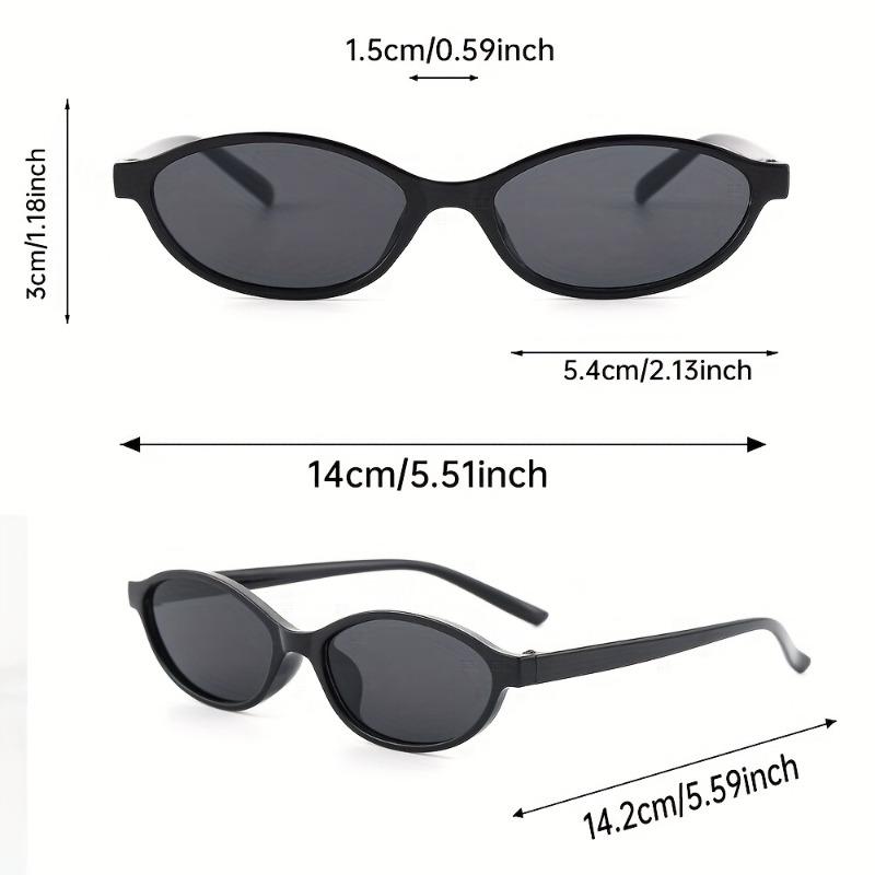 Damen Vintage Klassischer Ovaler Rahmen Modische Brille, Trendige Schutzbrille Geeignet für Tägliche Ausflüge, Urlaube, Strandpartys