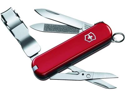 VICTORINOX Nail Clip 580 Red Outdoor Camping Outdoor Multi Tool Multi Tool Emergency Disaster Prevention Multi Convenient Compact Nail Clipper Nail