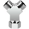 3 Way Water Pipe Adapter G1/2 Thread Water Pipe Fittings Three Way Connector  Bidet Sprayer