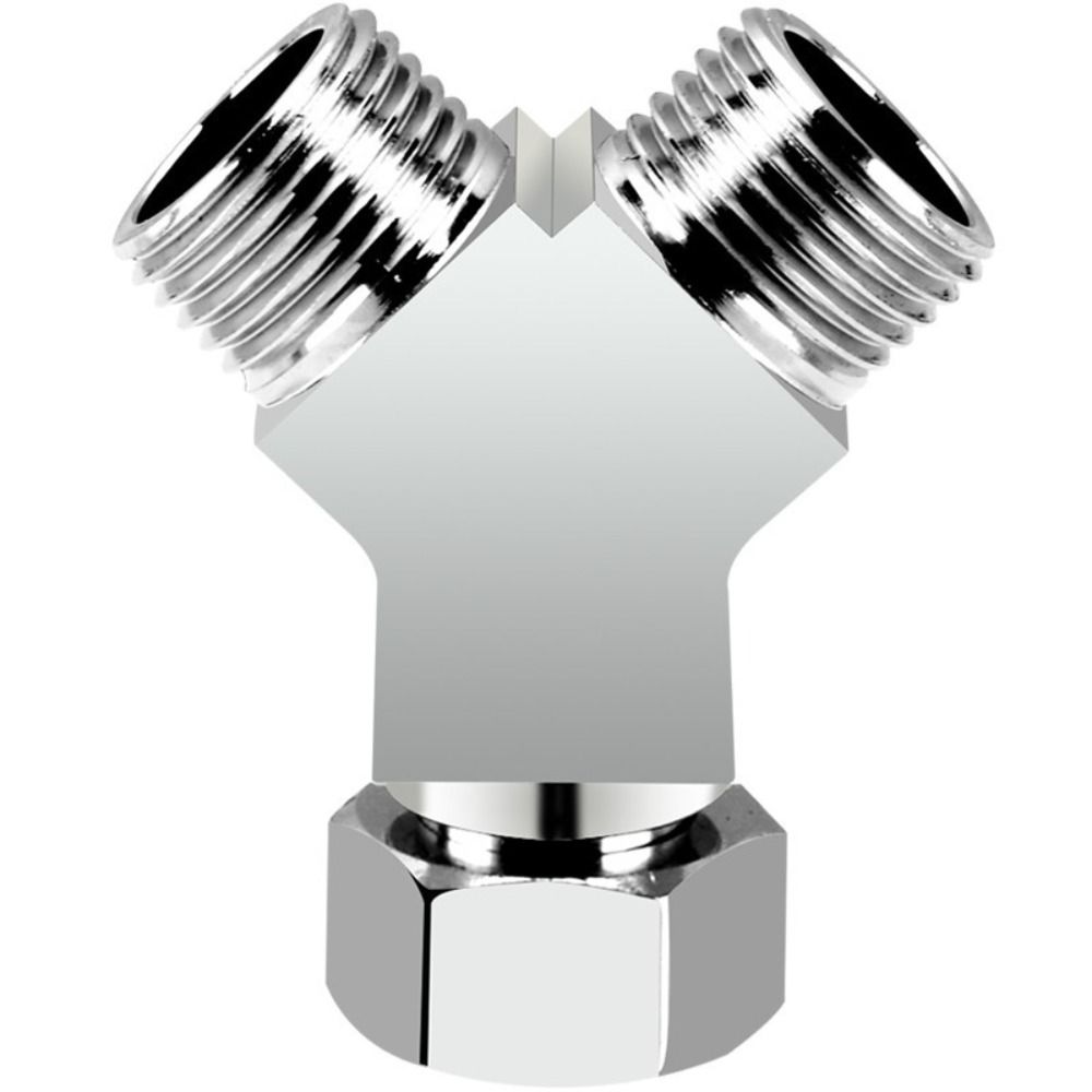 3 Way Water Pipe Adapter G1/2 Thread Water Pipe Fittings Three Way Connector Bidet Sprayer