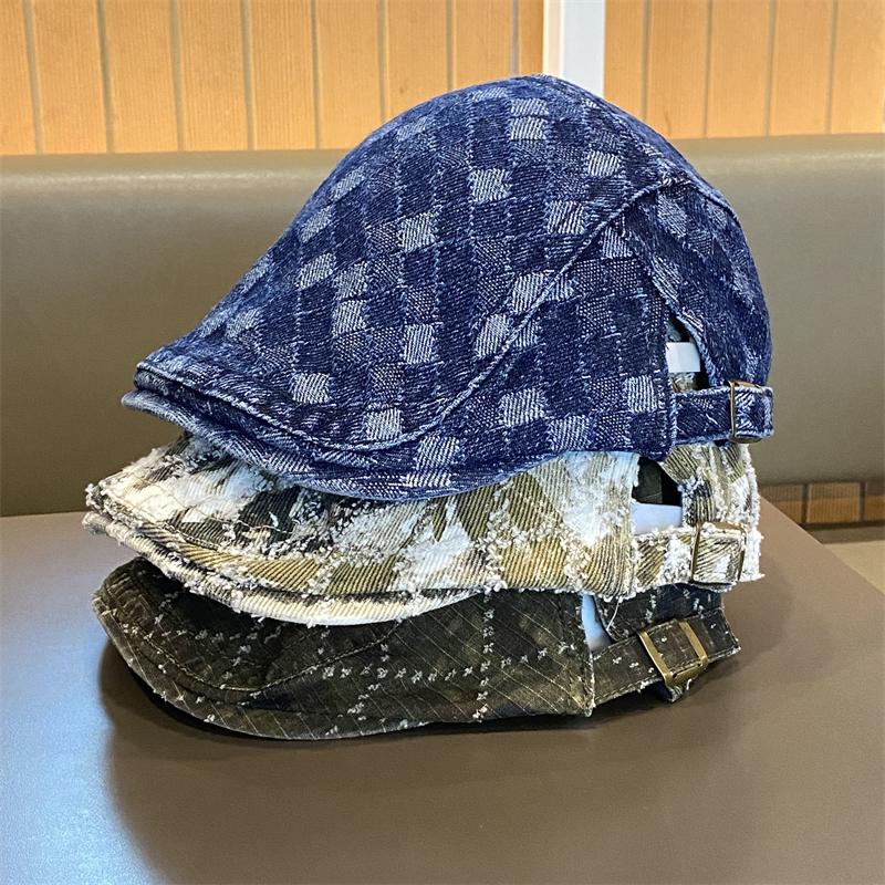 New Niche American Retro Forward Hat Men Wear Berets In Spring And Autumn Women Travel Versatile Peaked Cap