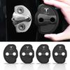 4Pcs Tesla Car Silicone Door Lock Cover Shock Absorber Protective Sticker for Tesla Model 3 Y S X Roadster SpaceX Cybertruck Car
