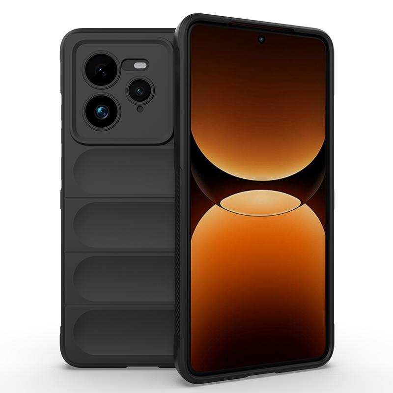 Soft Armor Phone Case For Mi Xiaomi 15 14 14T 13 13T Pro Lite Ultra Liquid Silicone AirBag Protective Coque Cover Funda