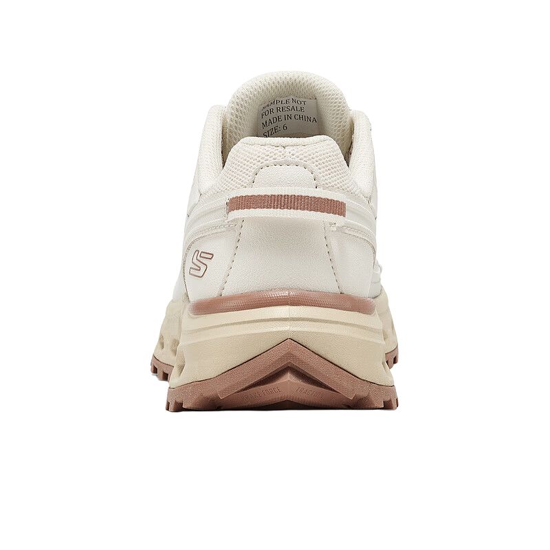 Skechers GLIDE STEP At Textile, Synthetic Leather Low top Casual Shoes Women's White 180049-NTBR