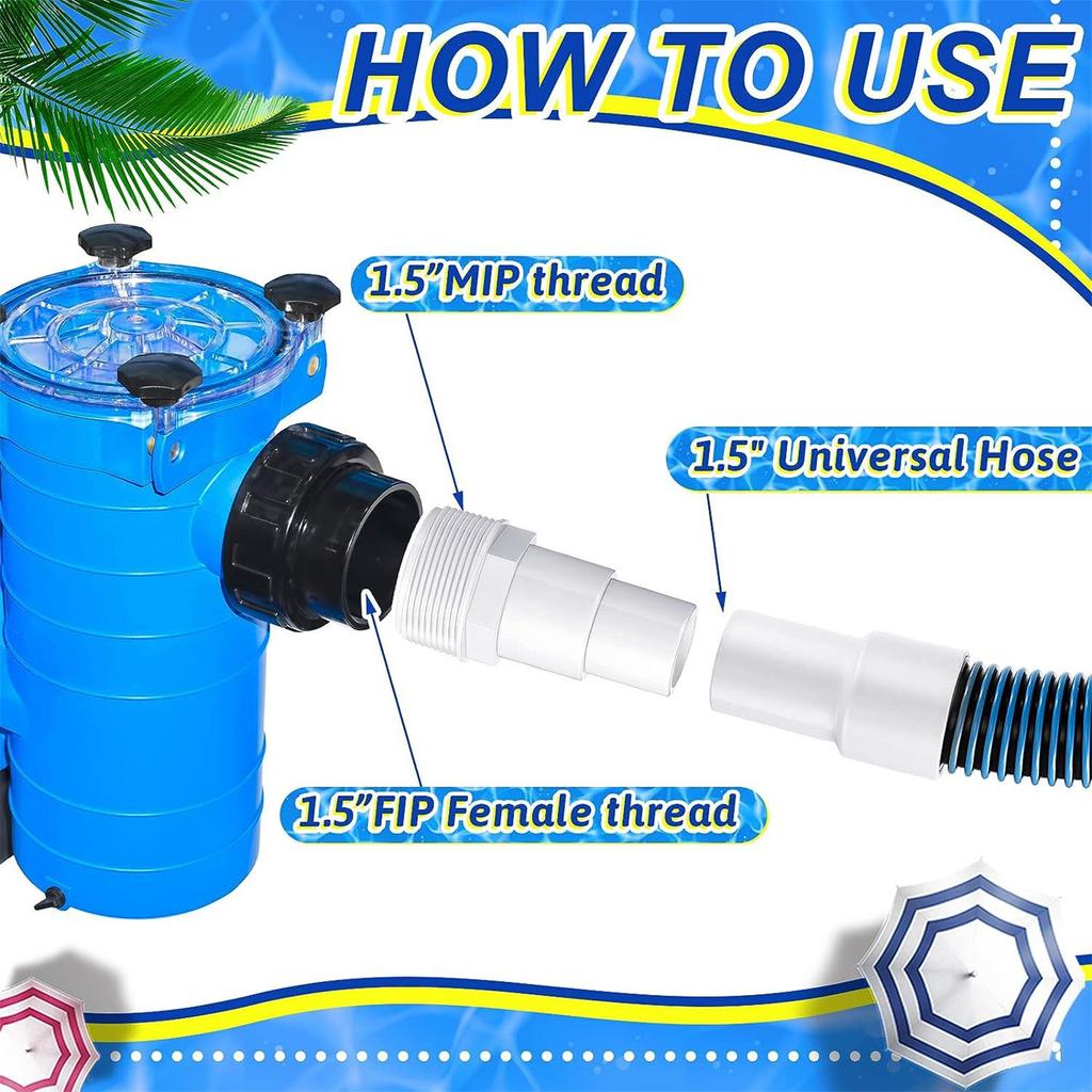 Swimming Pool Replacement Hose 1.25 1.5inch Swimming Pool Pump Replacement Hose Filter Pump Hose For Pool Pump Filter