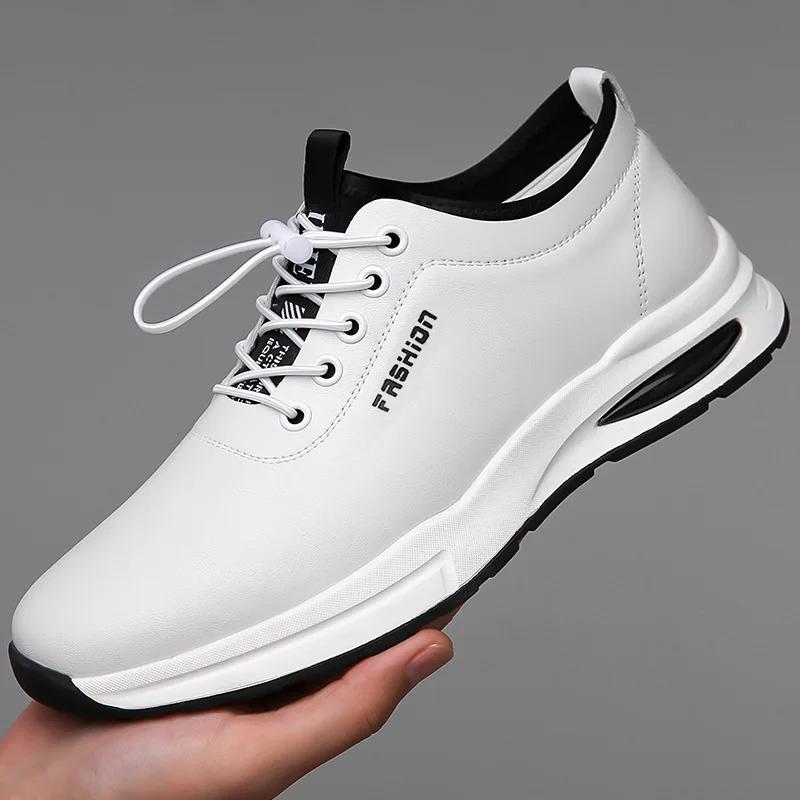 2025 Men's Shoes Luxury Casual Leather Shoe Classic Business Dress Shoe Soft Sole Driving Shoes Moccasins Sneakers for Men Male