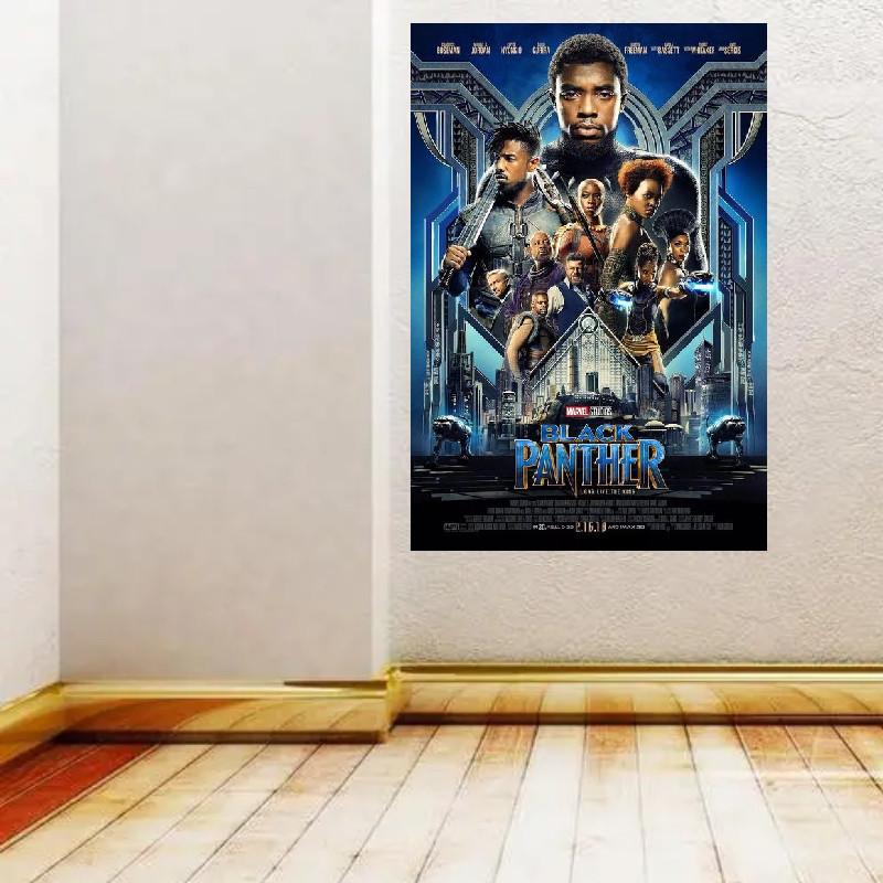 Elegant 2 Poster Framed Sci-fi Hero Wall Art For Living Room Bedroom Decor