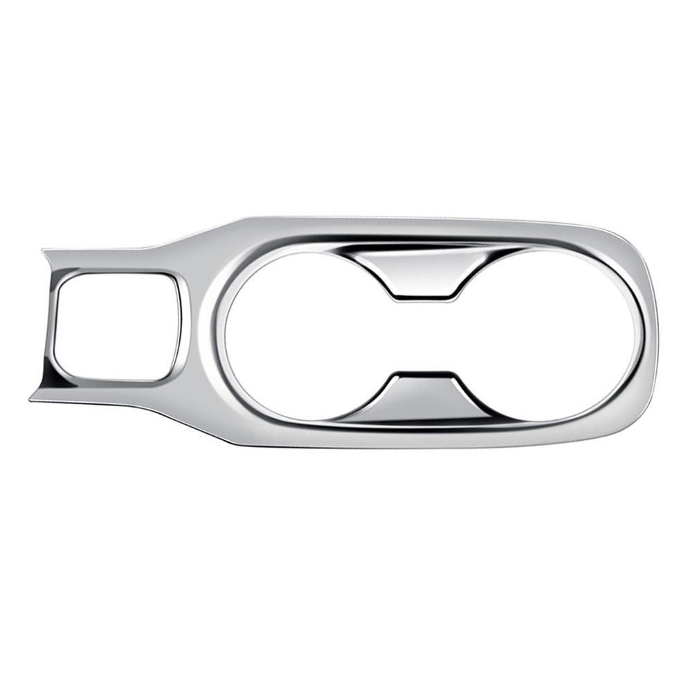 BHBL Car Silver Center Console Water Cup Holder Decoration Cover Trim Stickers for 2026 2026 RHD