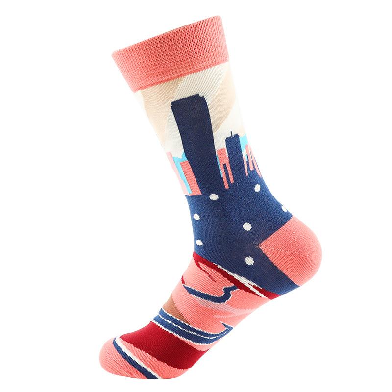 Women's Autumn and Winter Personality Street Tube Cotton Socks