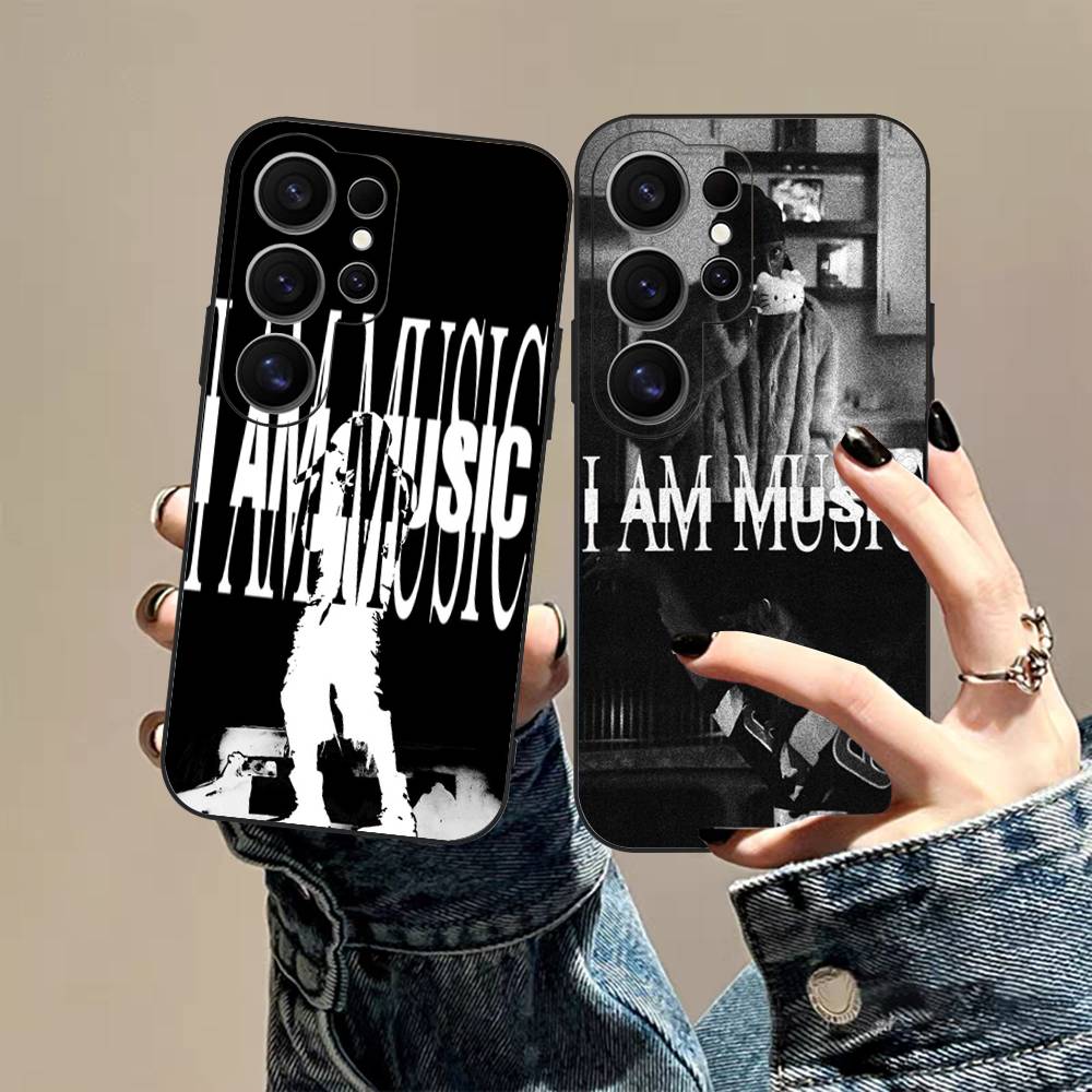 P-playboi Carti I AM MUSIC Phone Case For Samsung S 24 Fe 25 Ultra Plus 20 Lite 21 30 22 23 24 22 Ultra 5G Fundas