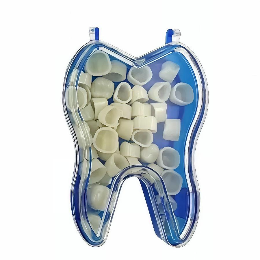 Teeth Veneers Dentistry Tooth Whitening Tools 50 Pcs/Box Dental Temporary Crown Kit Anterior Front Molar Posterior