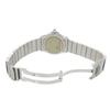 Used AUTHENTIC CARTIER W20027K1 Santos Rondo White Silver SS Quartz Wristwatch
