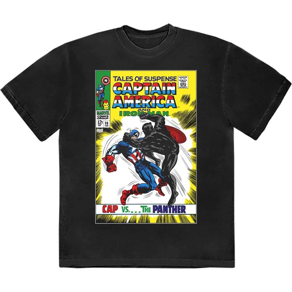 Marvel Comics - Кэп против Пантеры Обложка комикса (Футболка) XL