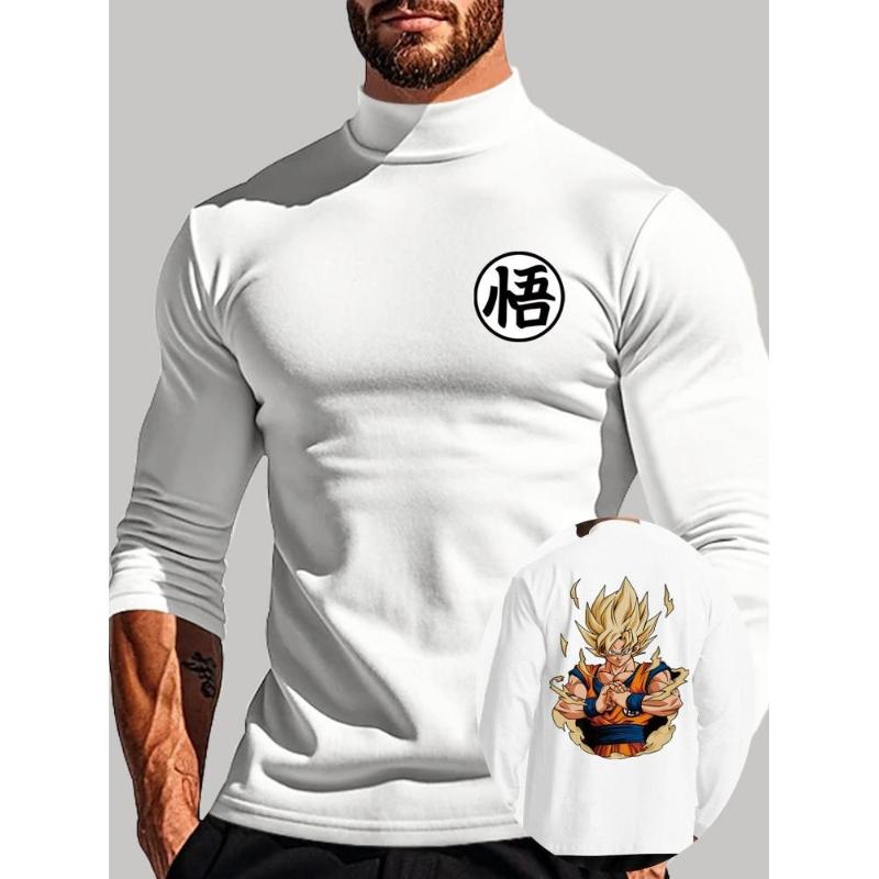

Dragon Balls Men s V-Neck Long Sleeve Tee, Soft Modal Blend, Solid Beige, Elegant Office & Weekend Outfit XXL чёрный