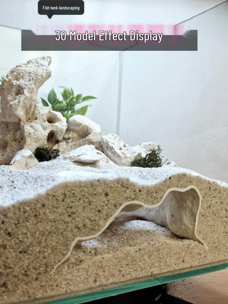 Aquarium Landscape 3D Printed Fish & Shrimp Cave Hideout Model