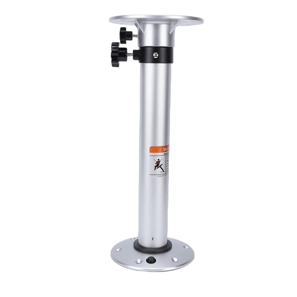 Boat Table Pedestal 18.7 29.9in Adjustable Removable 360 Deg Rotation RV Table Leg Base Mount for Motorhome Boat Yacht