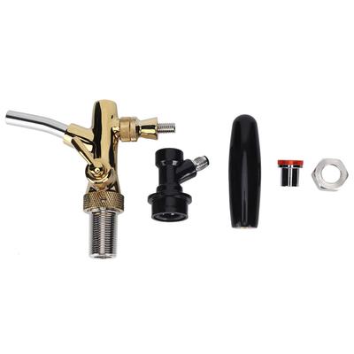 Grifo de cerveza ajustable de acero inoxidable con bola de bloqueo para barril de cerveza casera, vino y bebidas.