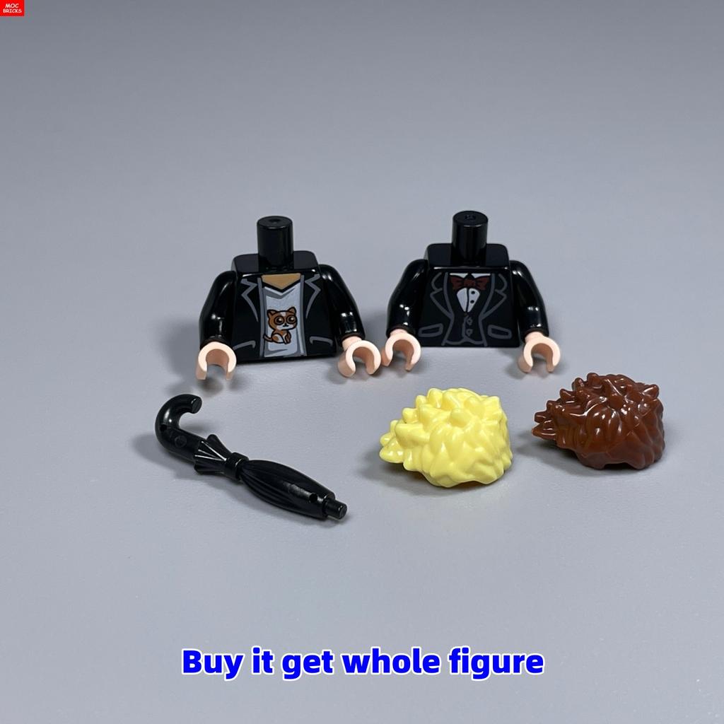 MOC Bricks Bride Bridegroom Little Boy Girl Woman Man Figure Model Building Blocks Assembled Toys Accessories Dolls For Children
