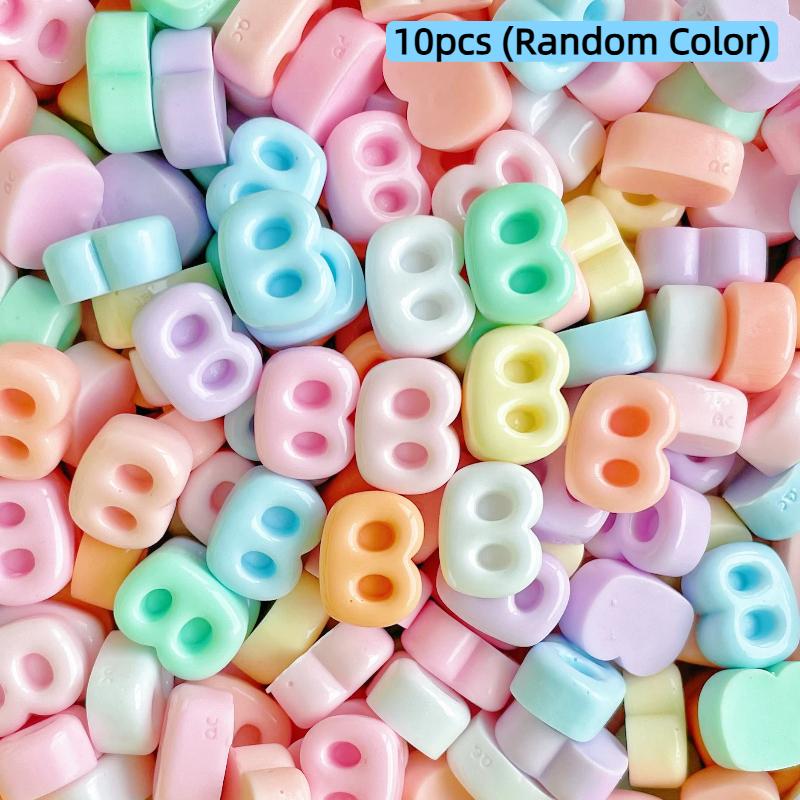 Handmade Mini Letter Charms Cute Diy Phone Cases Hair Clips Shoes Accessories Random Color