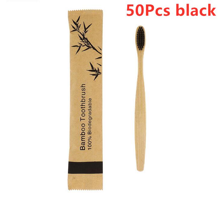 New Style Portable Bamboo Toothbrushes Eco Friendly Wooden Tooth Brush for Adults Children Customized Laser Engraving Logo