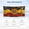 Çiçekli Bahçe Temalı Plaj Havlusu Kişiye Özel İsim ve Metin Yumuşak Hızlı Kuruyan Yüzme Seyahat için Plaj Havlusu