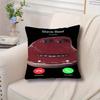 1pc Pillowcase, Zipper Closure, Machine Washable, Modern Style, 45cm*45cm, Soft and Smooth Polyester Short Plush Fabric, Single-sided Printed Pattern,