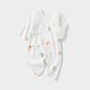 Newborn Pure Cotton Butterfly Bodysuit: Four Seasons Tie-Up, Boneless Design Jumpsuit