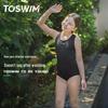 TOSWIM Mädchen Einteiler Trainingsbadeanzug