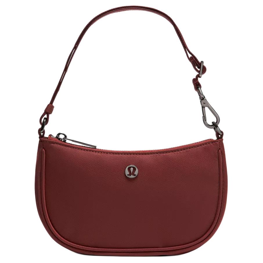 

Lululemon City Essentials Adjustable Strap Nylon Mini Shoulder Bag Women bags Rocky-Brown LW9FRIS-071195 Rock Wood Color